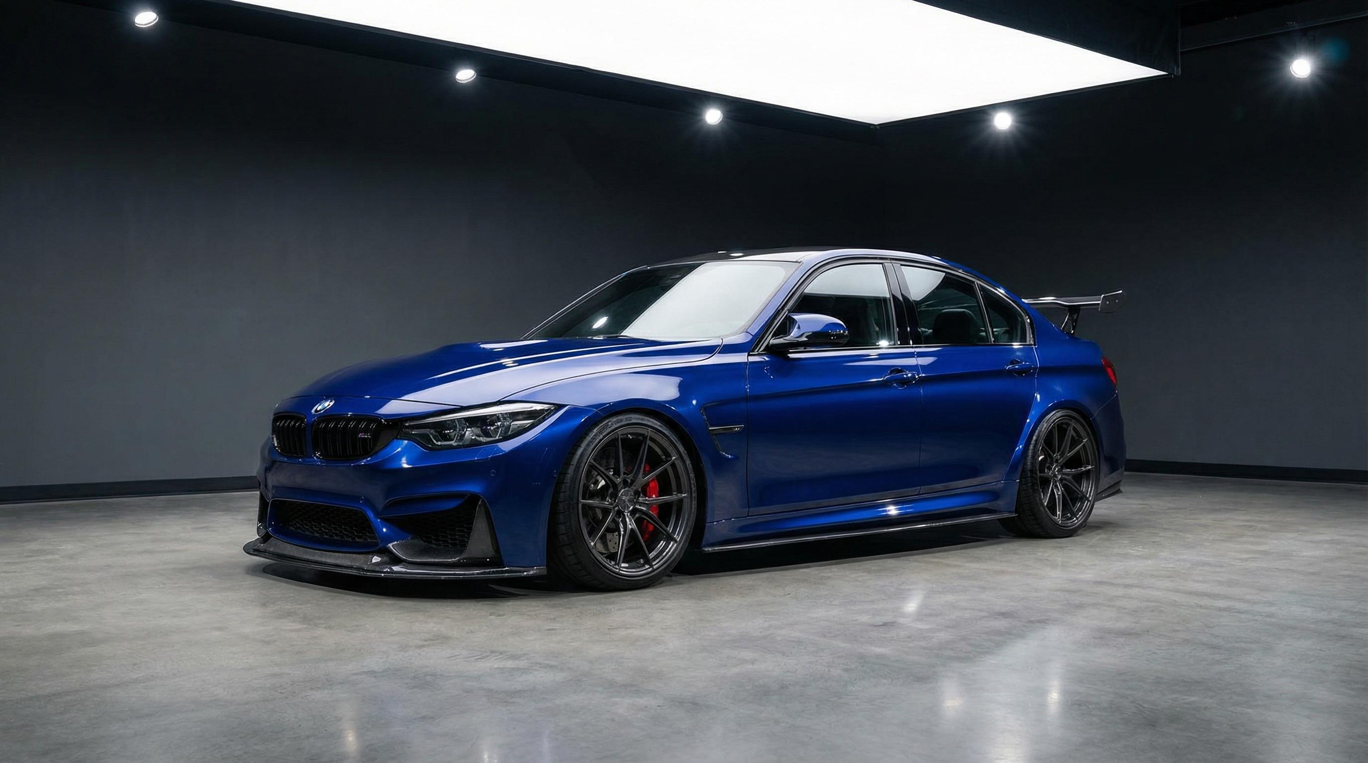 大象传媒深海蓝轿车改装视频